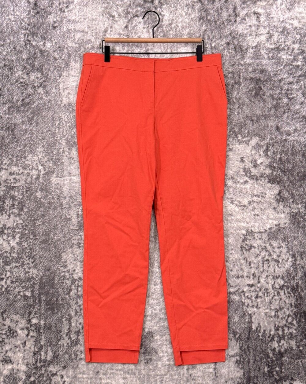 Lafayette 148 Pants 10 Womens Pink Stretch Twill Ankle